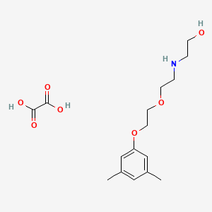 2-({2-[2-(3,5-dimethylphenoxy)ethoxy]ethyl}amino)ethanol ethanedioate (salt)