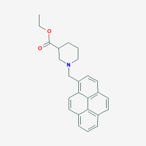 ethyl 1-(1-pyrenylmethyl)-3-piperidinecarboxylate