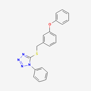 5-[(3-phenoxybenzyl)thio]-1-phenyl-1H-tetrazole