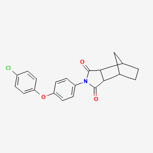 2-[4-(4-chlorophenoxy)phenyl]hexahydro-1H-4,7-methanoisoindole-1,3(2H)-dione