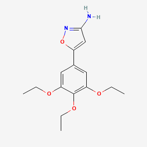 5-(3,4,5-triethoxyphenyl)-3-isoxazolamine