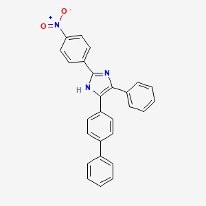 5-(4-biphenylyl)-2-(4-nitrophenyl)-4-phenyl-1H-imidazole