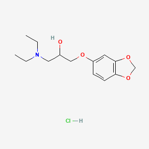 1-(1,3-benzodioxol-5-yloxy)-3-(diethylamino)-2-propanol hydrochloride