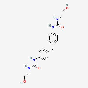 1-(2-hydroxyethyl)-3-[4-[[4-(2-hydroxyethylcarbamoylamino)phenyl]methyl]phenyl]urea