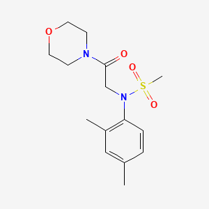 N-(2,4-dimethylphenyl)-N-[2-(4-morpholinyl)-2-oxoethyl]methanesulfonamide