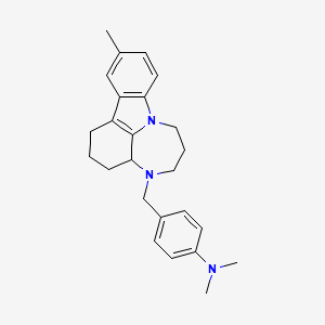 N,N-dimethyl-4-[(11-methyl-1,2,3,3a,6,7-hexahydro[1,4]diazepino[3,2,1-jk]carbazol-4(5H)-yl)methyl]aniline