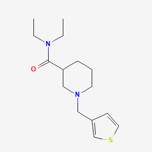 N,N-diethyl-1-(3-thienylmethyl)-3-piperidinecarboxamide