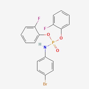 bis(2-fluorophenyl) (4-bromophenyl)amidophosphate