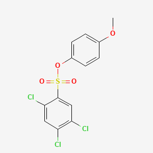 molecular formula C13H9Cl3O4S B5193333 4-methoxyphenyl 2,4,5-trichlorobenzenesulfonate 