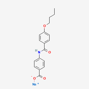 sodium 4-[(4-butoxybenzoyl)amino]benzoate