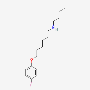 molecular formula C16H26FNO B5193547 N-butyl-6-(4-fluorophenoxy)-1-hexanamine 