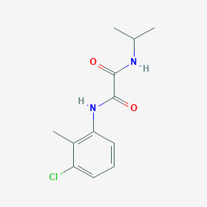 molecular formula C12H15ClN2O2 B5193605 N-(3-chloro-2-methylphenyl)-N'-isopropylethanediamide 