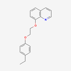 molecular formula C19H19NO2 B5193642 8-[2-(4-ethylphenoxy)ethoxy]quinoline 