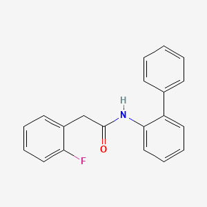 molecular formula C20H16FNO B5193995 N-2-biphenylyl-2-(2-fluorophenyl)acetamide 