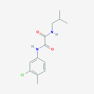 N-(3-chloro-4-methylphenyl)-N'-isobutylethanediamide