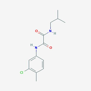 molecular formula C13H17ClN2O2 B5194086 N-(3-chloro-4-methylphenyl)-N'-isobutylethanediamide 