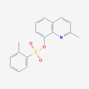 molecular formula C17H15NO3S B5194121 2-methyl-8-quinolinyl 2-methylbenzenesulfonate 