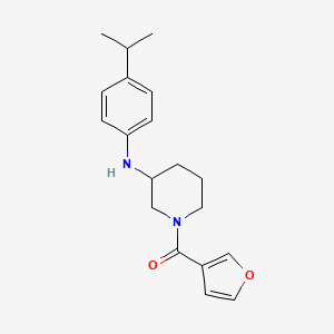 1-(3-furoyl)-N-(4-isopropylphenyl)-3-piperidinamine