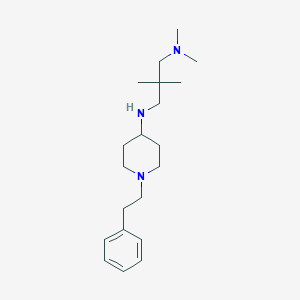 molecular formula C20H35N3 B5194133 N,N,2,2-tetramethyl-N'-[1-(2-phenylethyl)-4-piperidinyl]-1,3-propanediamine 