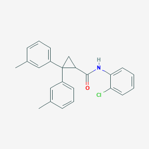 N-(2-chlorophenyl)-2,2-bis(3-methylphenyl)cyclopropanecarboxamide