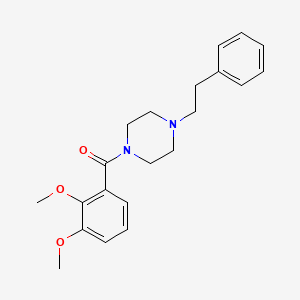 1-(2,3-dimethoxybenzoyl)-4-(2-phenylethyl)piperazine