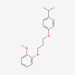 molecular formula C19H24O3 B5194545 1-[3-(4-isopropylphenoxy)propoxy]-2-methoxybenzene 