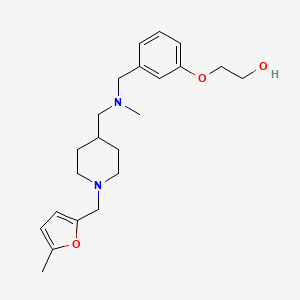 2-(3-{[methyl({1-[(5-methyl-2-furyl)methyl]-4-piperidinyl}methyl)amino]methyl}phenoxy)ethanol