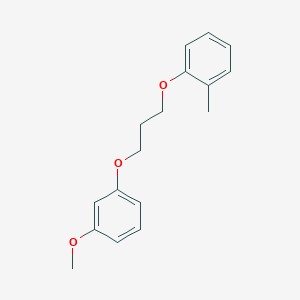 molecular formula C17H20O3 B5194642 1-[3-(3-methoxyphenoxy)propoxy]-2-methylbenzene 