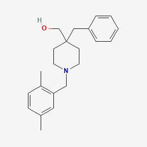 [4-benzyl-1-(2,5-dimethylbenzyl)-4-piperidinyl]methanol