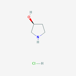 molecular formula C4H10ClNO B051947 (S)-3-羟基吡咯烷盐酸盐 CAS No. 122536-94-1