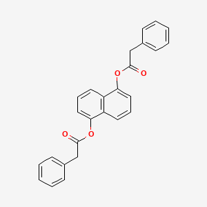 molecular formula C26H20O4 B5194751 1,5-naphthalenediyl bis(phenylacetate) 