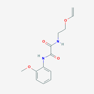 N-(2-methoxyphenyl)-N'-[2-(vinyloxy)ethyl]ethanediamide