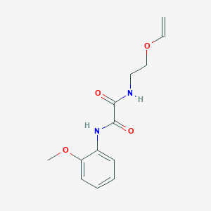 molecular formula C13H16N2O4 B5194782 N-(2-methoxyphenyl)-N'-[2-(vinyloxy)ethyl]ethanediamide 