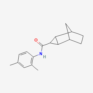 molecular formula C17H21NO B5194790 N-(2,4-dimethylphenyl)tricyclo[3.2.1.0~2,4~]octane-3-carboxamide 