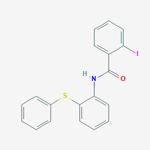 molecular formula C19H14INOS B5194876 2-iodo-N-[2-(phenylthio)phenyl]benzamide 