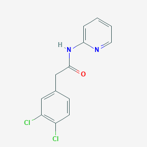 molecular formula C13H10Cl2N2O B5195004 2-(3,4-dichlorophenyl)-N-2-pyridinylacetamide 