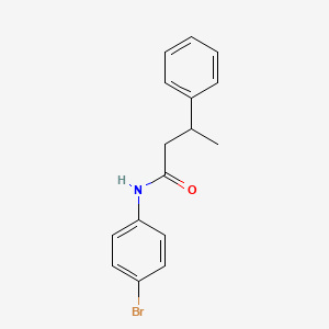 molecular formula C16H16BrNO B5195046 N-(4-bromophenyl)-3-phenylbutanamide 