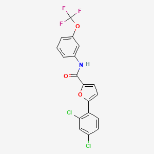 5-(2,4-dichlorophenyl)-N-[3-(trifluoromethoxy)phenyl]-2-furamide