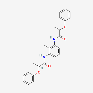 molecular formula C25H26N2O4 B5195192 N,N'-(2-methyl-1,3-phenylene)bis(2-phenoxypropanamide) 