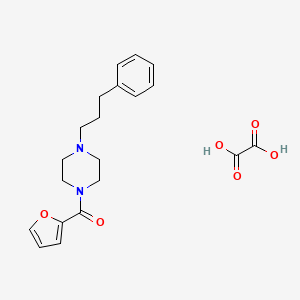 1-(2-furoyl)-4-(3-phenylpropyl)piperazine oxalate