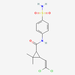 N-[4-(aminosulfonyl)phenyl]-3-(2,2-dichlorovinyl)-2,2-dimethylcyclopropanecarboxamide