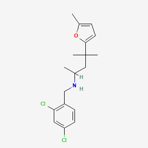 (2,4-dichlorobenzyl)[1,3-dimethyl-3-(5-methyl-2-furyl)butyl]amine