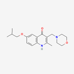 6-isobutoxy-2-methyl-3-(4-morpholinylmethyl)-4-quinolinol