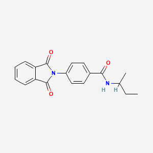 N-(sec-butyl)-4-(1,3-dioxo-1,3-dihydro-2H-isoindol-2-yl)benzamide