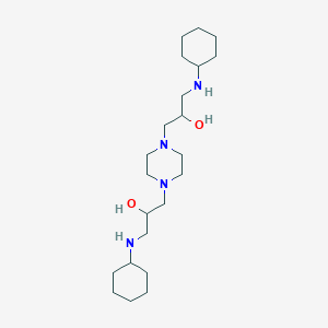 1,1'-(1,4-piperazinediyl)bis[3-(cyclohexylamino)-2-propanol]