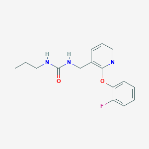 N-{[2-(2-fluorophenoxy)-3-pyridinyl]methyl}-N'-propylurea