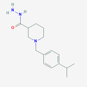 molecular formula C16H25N3O B5195481 1-(4-isopropylbenzyl)-3-piperidinecarbohydrazide 