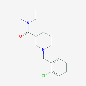 1-(2-chlorobenzyl)-N,N-diethyl-3-piperidinecarboxamide