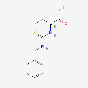 molecular formula C13H18N2O2S B5195542 N-[(benzylamino)carbonothioyl]valine 