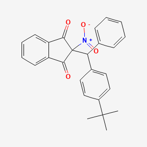 2-[(4-tert-butylphenyl)(phenyl)methyl]-2-nitro-1H-indene-1,3(2H)-dione